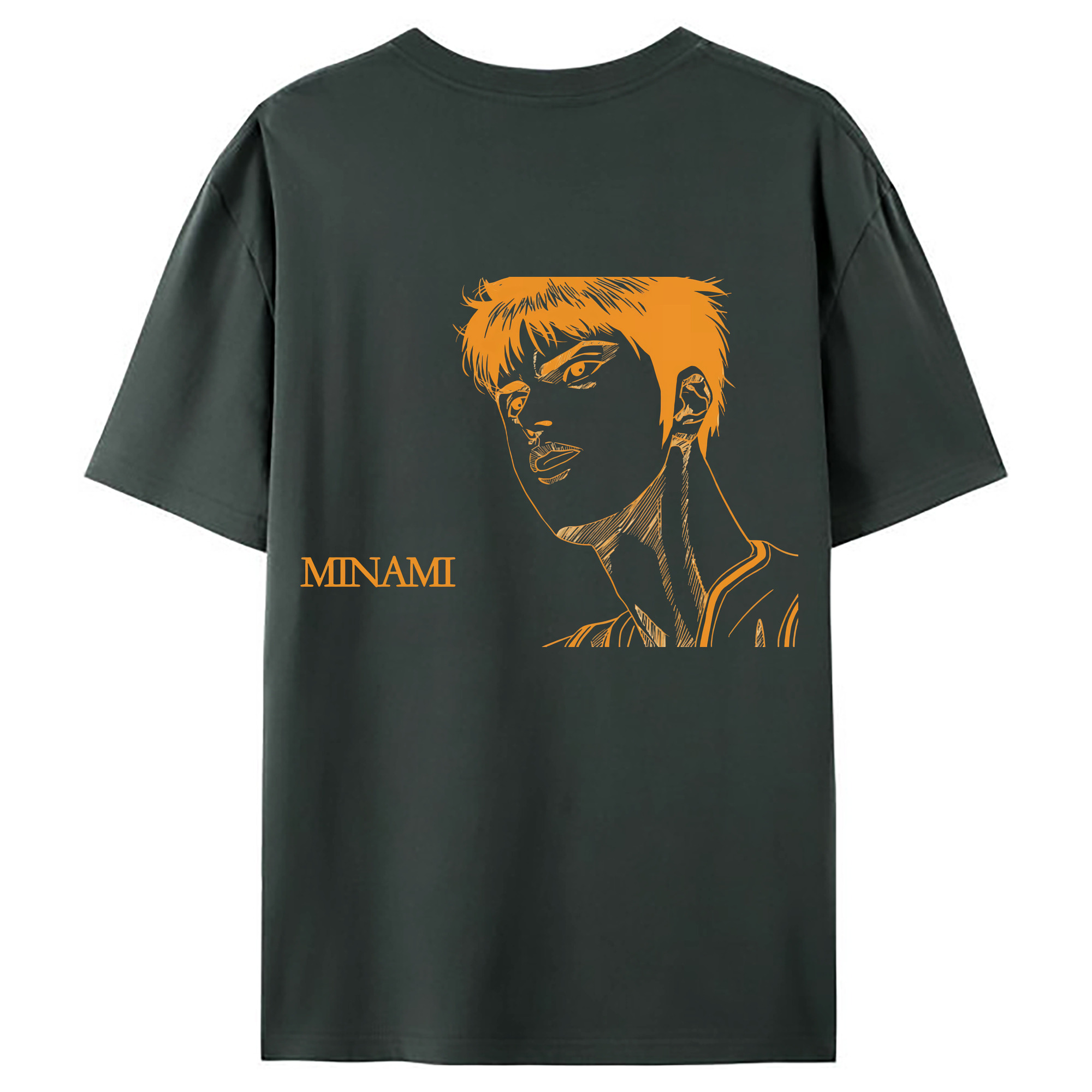 （画像用） SLAM DUNK／スラムダンク 綿100％ メンズ半袖Tシャツ（バックプリント） 通気性
